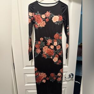Floral Long Sleeve Dress